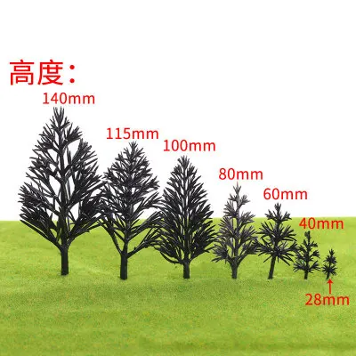 model making architecture each size ho, n ,g scale model train layout miniature plastic model tree arm