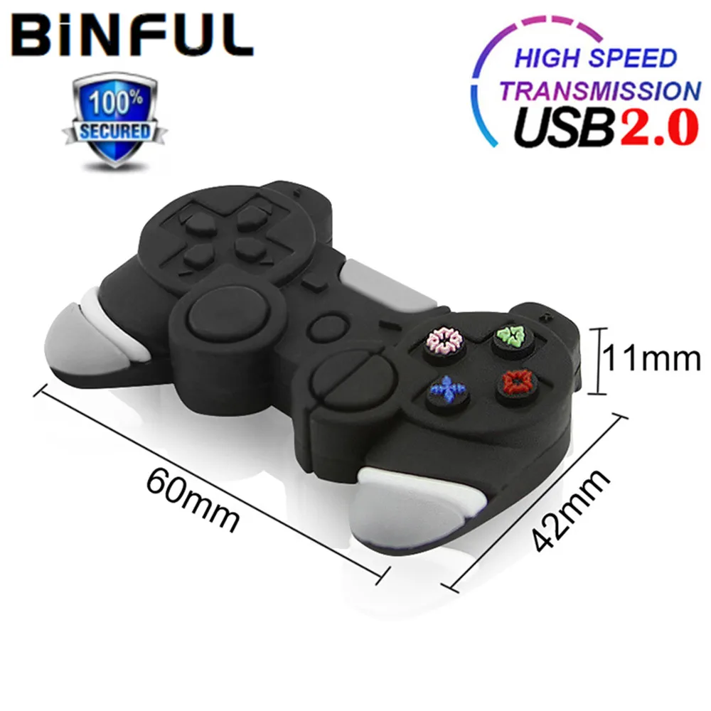 BiNFUL Usb Flash Drive Electronic Gamepad Memory Stick U Disk 2.0 Pen Drive 4G 8G 16G 32GB 64G 128G 256G 512GB Pendrive Usb Key