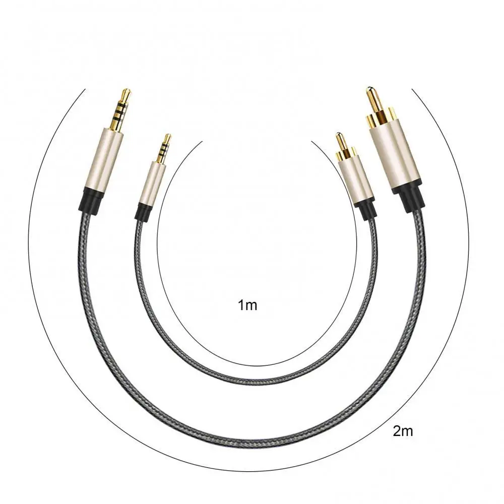 Bluelans 1/2m RCA to AUX 3.5mm Jack Coaxial Audio Connector Cable for Xiao-mi 1/2 TV
