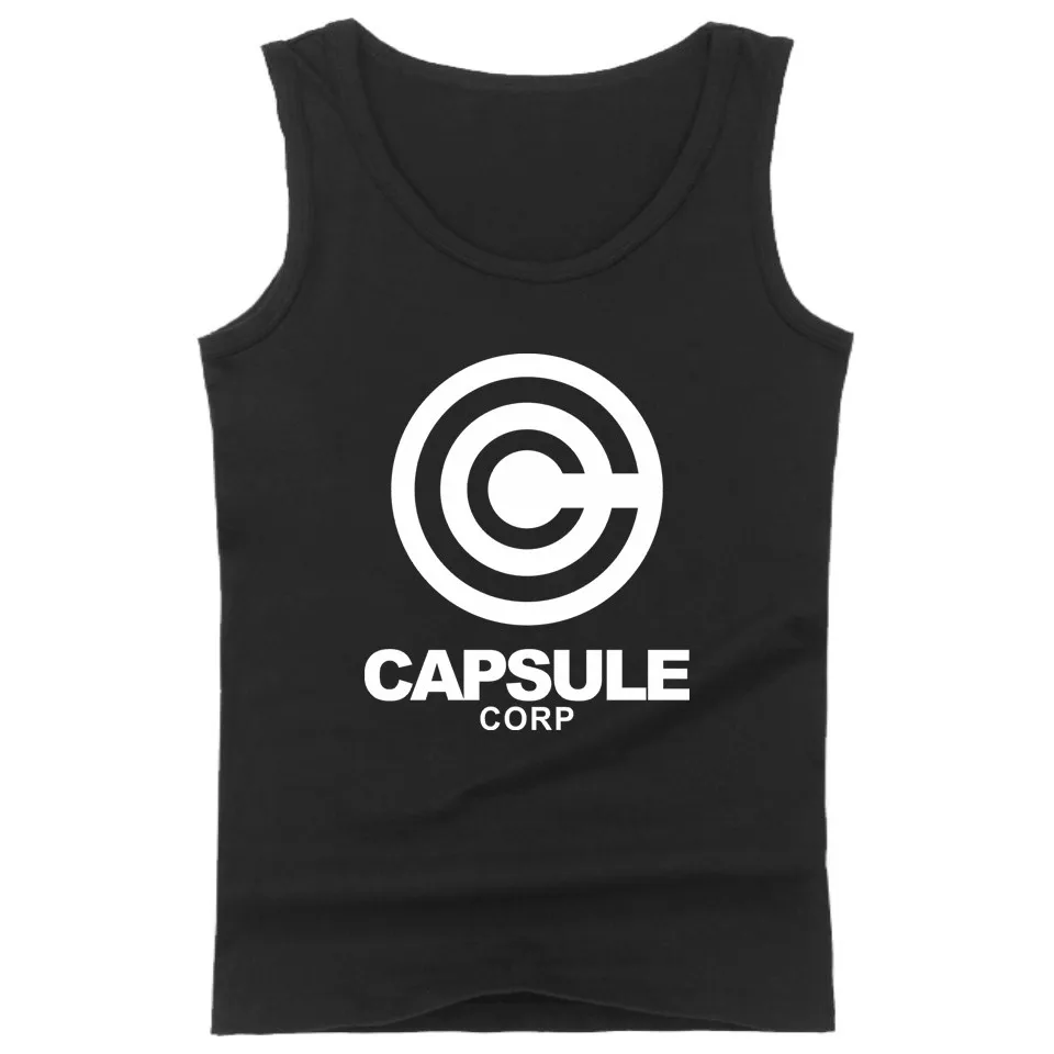 Anime CAPSULE Corp Pattern Fitness Tank Tops Summer Vest O Neck Casual Sleeveless Shirt 3D Design Bodybuilding Tank Top