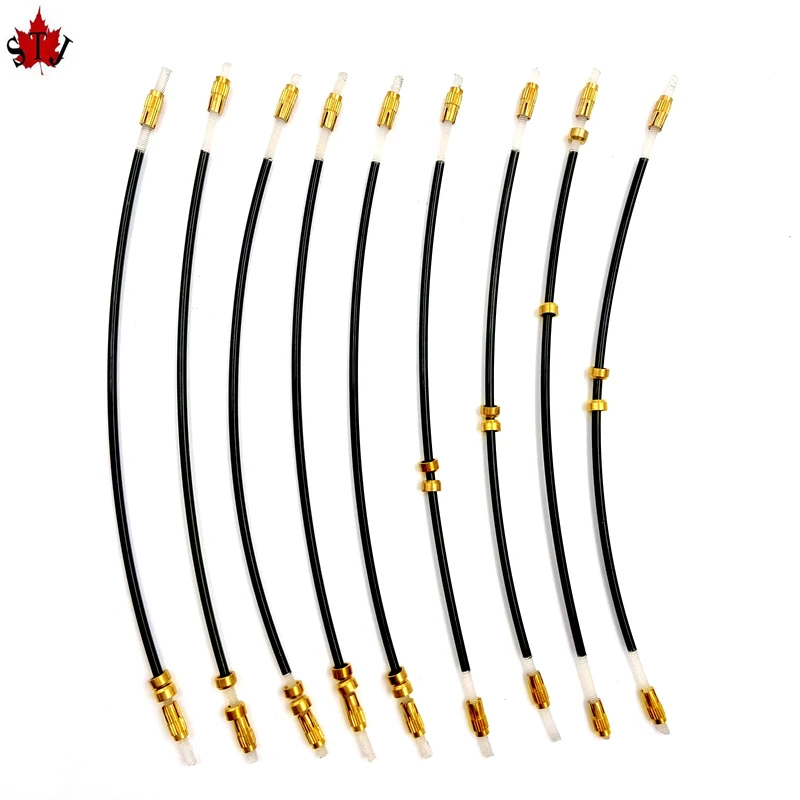 10ชิ้นวิโอลาไนล่อน tailgut มืออาชีพ tailgut เชือกหางสายอะไหล่ไวโอลินตัวล็อคหน้าต่างบานเลื่อน