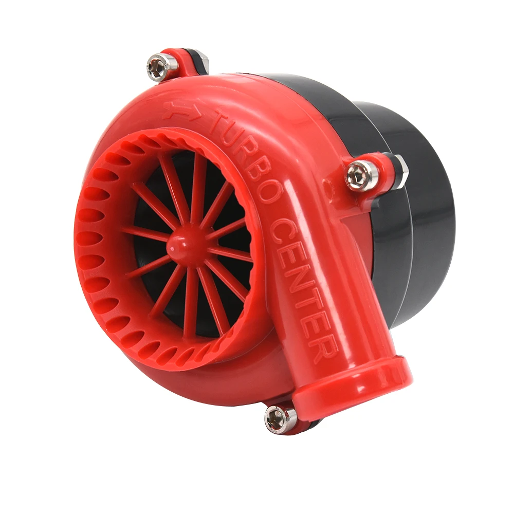 Universal Loud Horn Electronic Turbo Car Fake dumper Valve Turbo Blow Off Valve Sound Electric Turbo Blow Off Analog Sound BOV Red