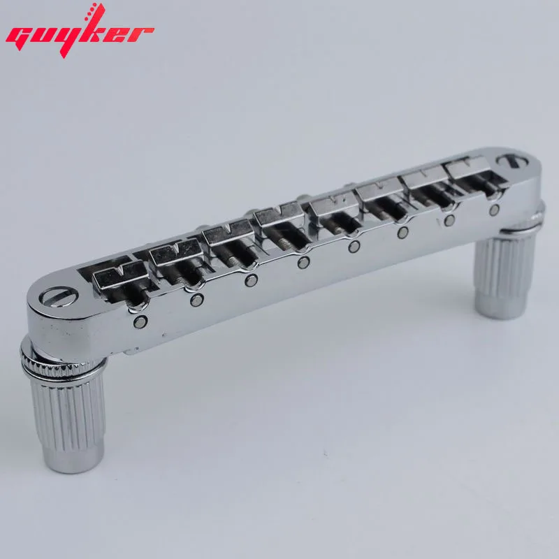 Tune-O-Matic Bridge 8 String Guitar Bridge Chrome