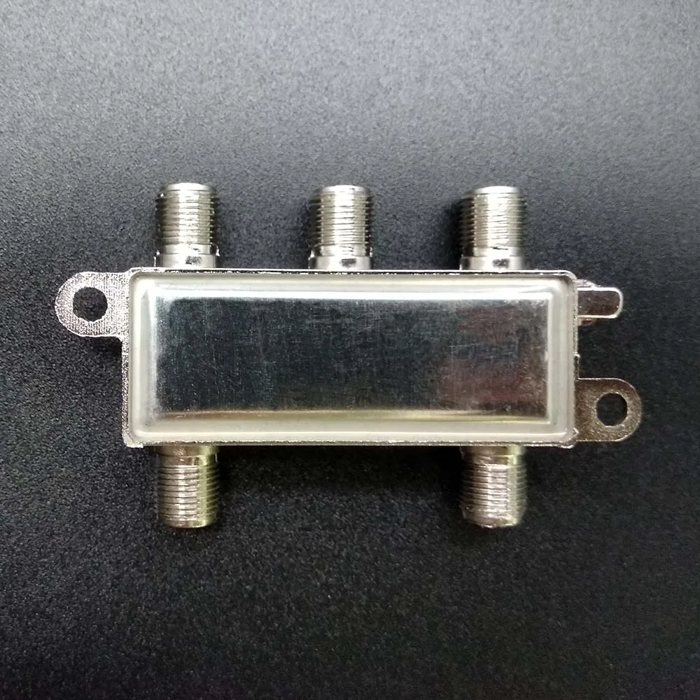 1In4Out 4 Way 4 Channel Satellite/Antenna/Cable TV Splitter Distributor SP-04 5-2400MHz F Type Wholesale In Stock for SATV/CATV