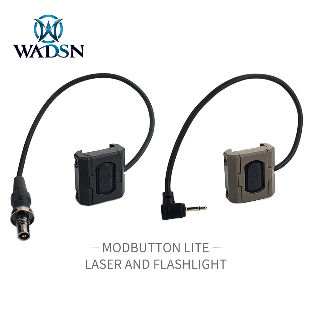 WADSN Tactical Remote Dual Switch Airsoft DBAL A2 Pressure Switch for SF M300 M600 Weapon Light PEQ15 Fit Keymod M-Lok Picatinny