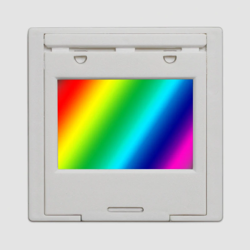 Griglia di diffrazione griglia ottica insegnamento dimostrazione trasmissione spettrofotometro a griglia imaging olografico 50x50mm