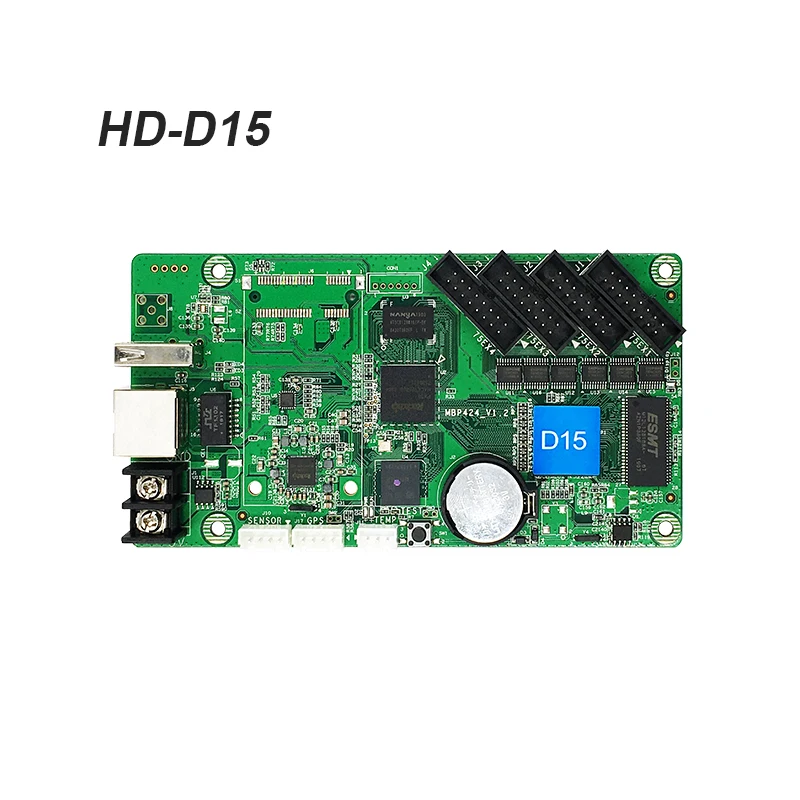 

HD-D15 HD-D35 led Module Control Card 4 * HUB75 Asynchronous Data Interface Lintel RGB Full Color Led Display Control Card