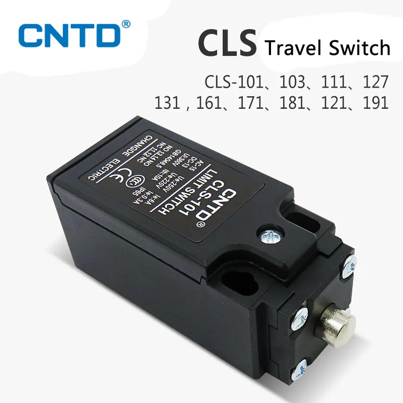 CNTD CLS Series Travel Limit Switch 1NO1NC 10A 250V Ip65 CLS-101 CLS-103 CLS-111 CLS-121 CLS-127 CLS-131 CLS-161 CLS-171 CLS-181