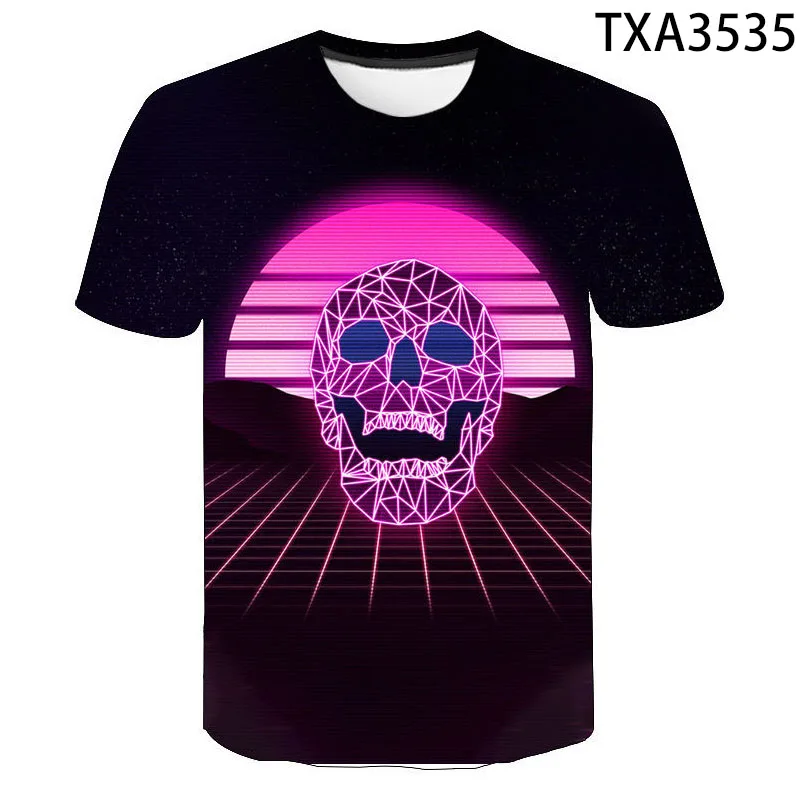 2020 New 3D Print T-Shirt Men Women Children Funy tshirt 80s RETRO VAPORWAVE RETROWAVE SYNTHWAVE Music Hip Hop Tops Tee