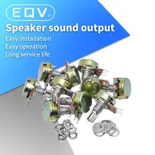 10PCS Linear Potentiometer B1K B2K B5K B10K B20K B50K B100K B250K B500K B1M 15mm Shaft #2