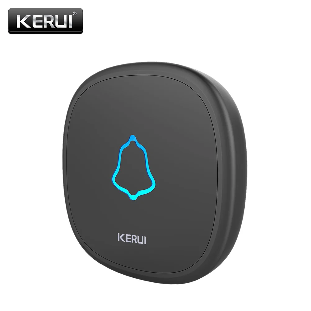 Waterproof KERUI32 Songs Touch Button  Welcome Door bell Smart Home Alarm Intelligent Wireless Doorbell For Home Alarm Security