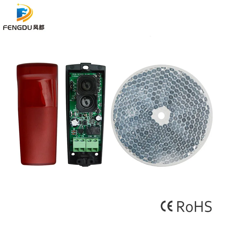 12M Automated Gate Safe reflective Infrared Detector Sensor Swing Sliding Garage Gate Door Safety Infrared Photocells