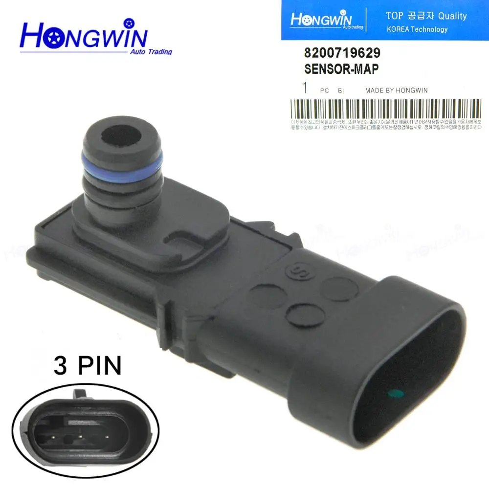 

1 Bar 8200719629 Manifold Absolute Pressure Map Sensor For RENAULT KANGOO CLIO ESPACE LAGUNA MASTER MEGANE SCENIC TWINGO TRAFIC