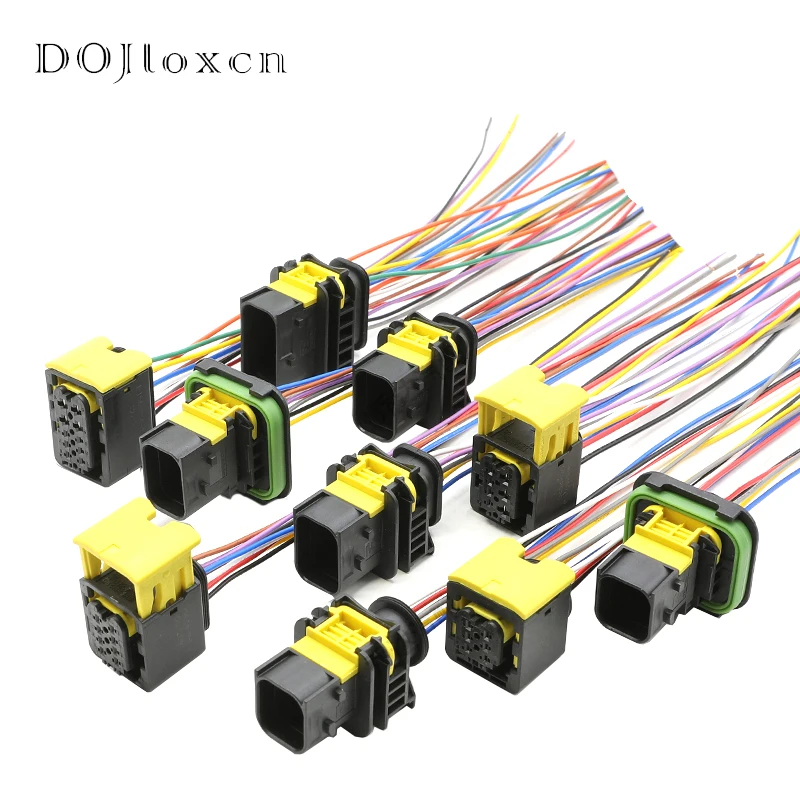 1 Set 1-1703820-1 6/7/8/10 Pin New Energy Connector Harness Plug 1-1418479-1 1564516-1 1-1703773-1 1-1418469-1 1-1418437-1