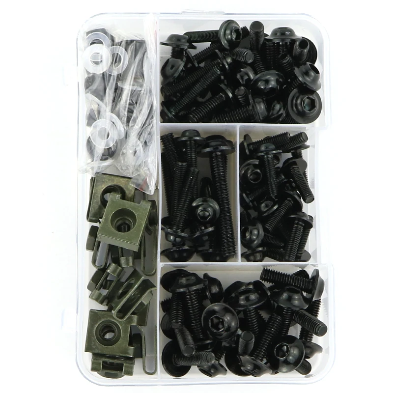 Full Fairing Bolts Kit Body Screws Fit For SUZUKI GSX-R125 GSX-R600 GSX-R750 GSX-R1000 GSX1300R Hayabusa SFV650 Gladius SV650