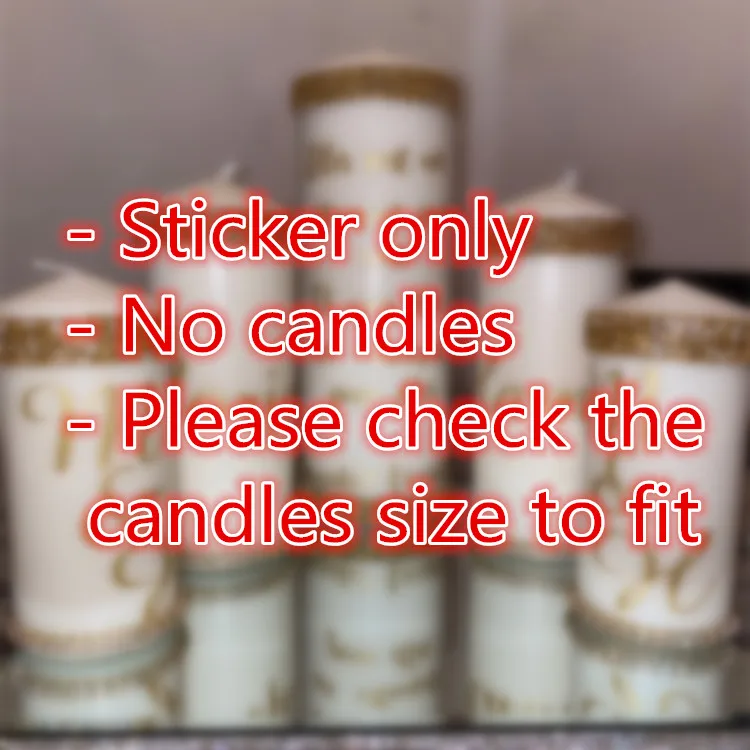 Custom Stickers For Candle Decor Sourate 2 - Verset 187 Quote Vinyl Decal Unique Wedding Candles Sticker Special Souvenir