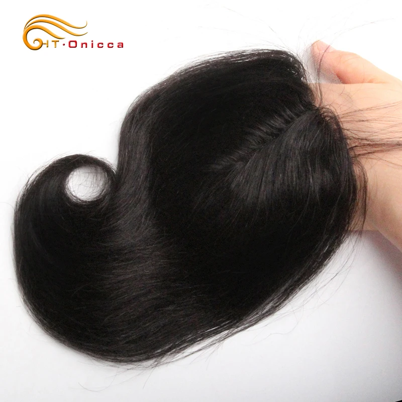 Haar Bundles Mit T Teil Verschluss Meche Bresilienne Cheveux Humain Lockige Bundles Mit Verschluss 4*1 Spitze Verschluss Mit baby Haar