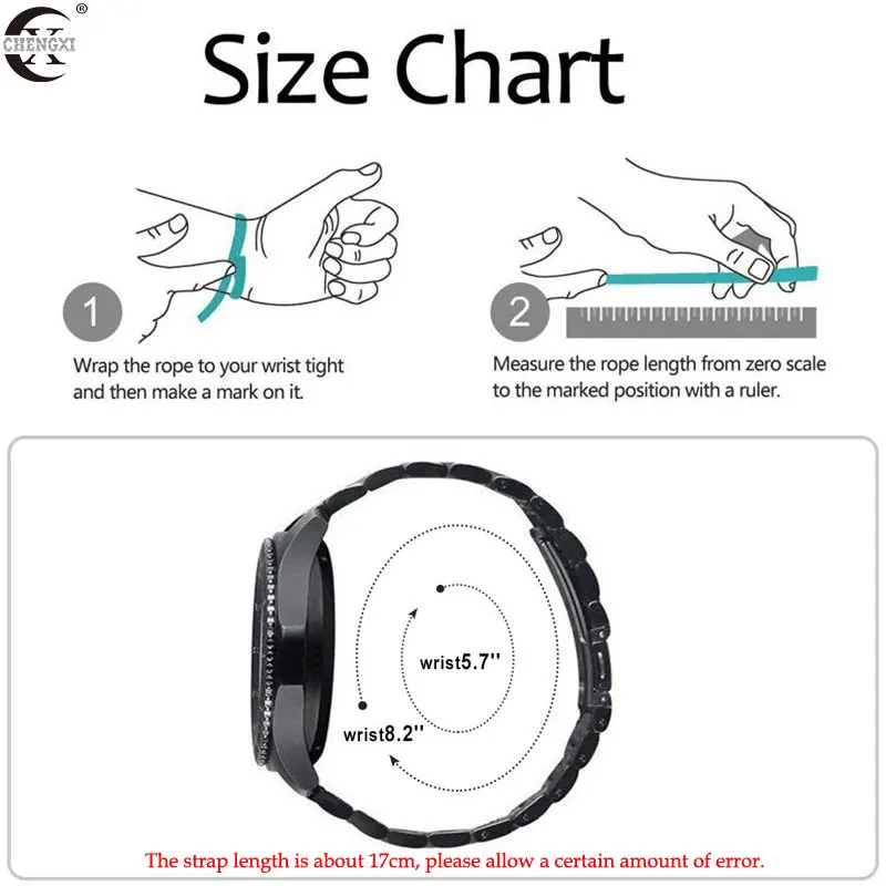 20mm 22mm Huami Amazfit Gtr Bip Strap For Samsung Gear S3/S2 Sport Classic Huawei GT2 Active Gala Galaxy Watch 42mm 46 Band 40