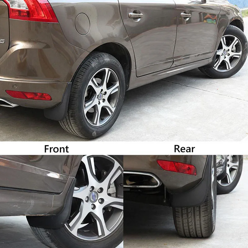 For Volvo XC60 2014 2015 2016 2017 Front Rear Mud Flaps Splash Guard Fender Mudguard 4pcs