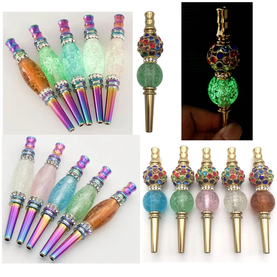 

Glow in the dark Handmade Jewelry Hookah Mouth Shisha Blunt Holder, Hookah Pipe, Tip Mouthpiece Smoking Accessories