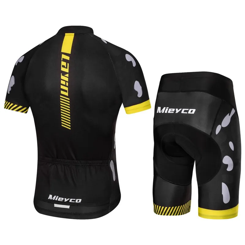 Cycling Team Jersey Set for Men, 5D Bike Suits with Shorts, MTB Summer Bicycle Maillot, Outdoor Clothing