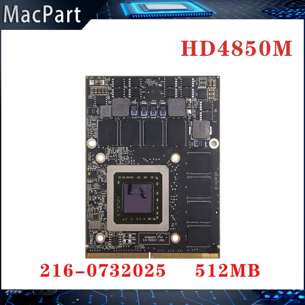 Radeon Hd4850m Hd4850 512mb Original para Apple Imac 27 A1312 216- 0732023 Teste da Placa Gráfica de Vídeo 109-b9115700 ok