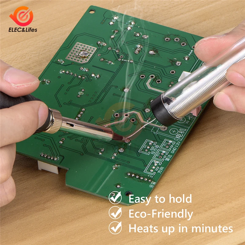 110V 220V 80W Electric Soldering Iron LCD Digital Display Adjustable Temperature Soldering Iron Tips US/EU Welding Solder Tools
