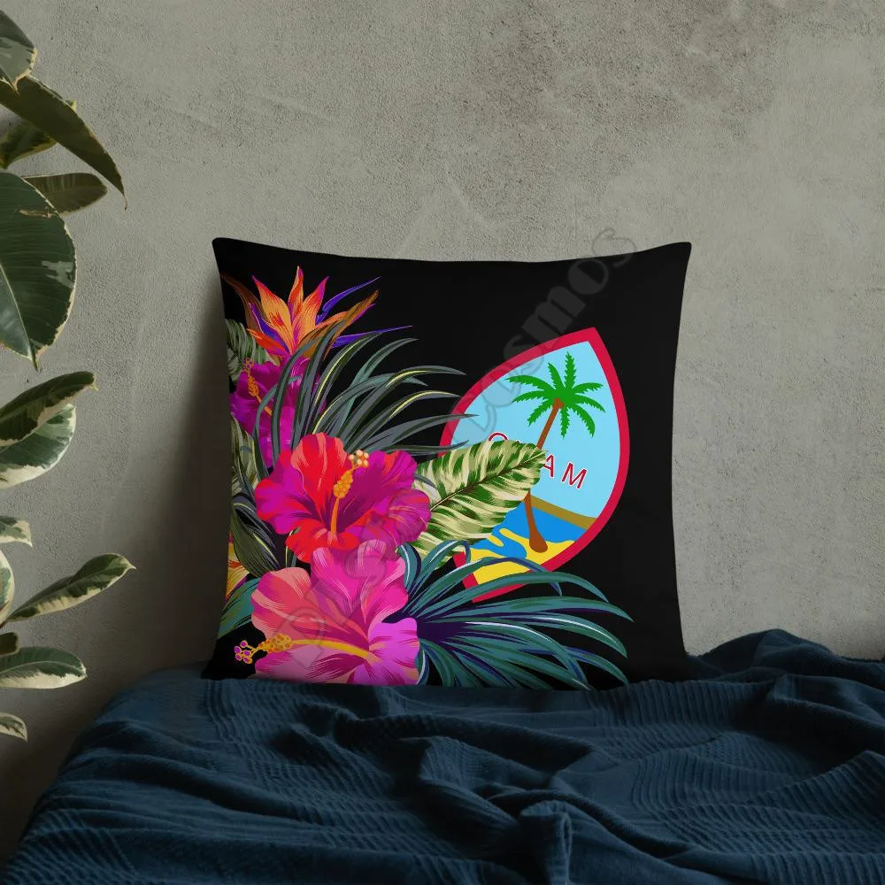 Guam Polynesian Basic Pillow Tropical Bouquet Pillowcases Throw Pillow Cover Home Decoration