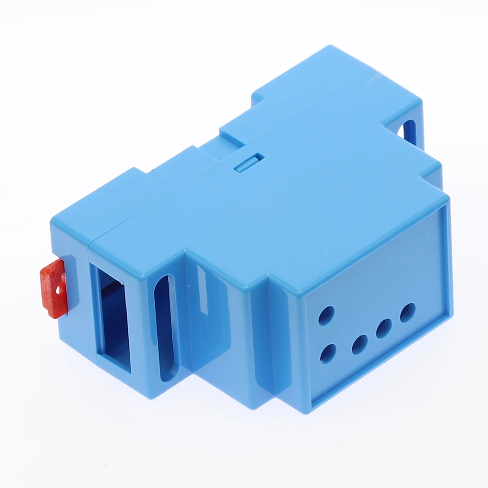 1PC DIN Rail PLC Junction Box Plastic Electronics Box Project Case 4Colors 88x37x59mm 35-Rail Mounting Instrument Housing