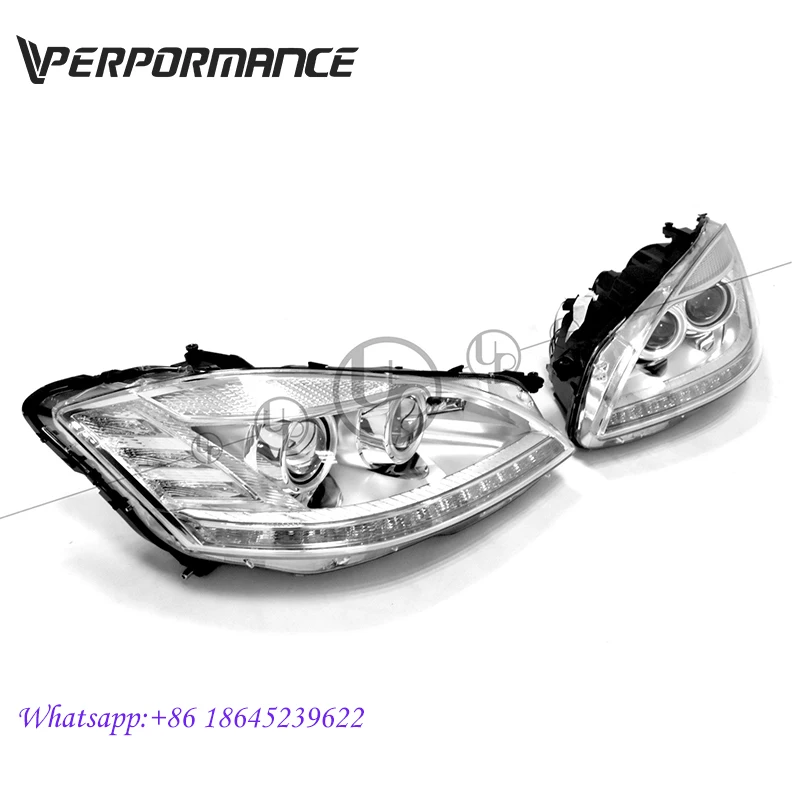 W221 reflektor dla klasy s S63 S65 S500 S400 starego do nowego lampa czołowa W221 aktualizacji przednie światła LED