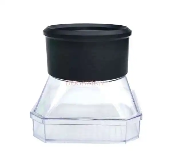 Insect observation box Biology teaching instrument Insect box Black cover with magnifying glass