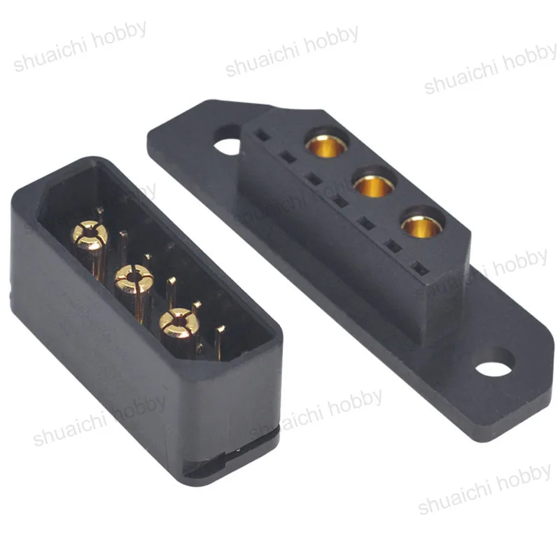 4PCS Amass ICM150S17PB High Current Power Battery Plug Male Female Bullet Connector 20A Parts DIY for RC Aircraft Drone