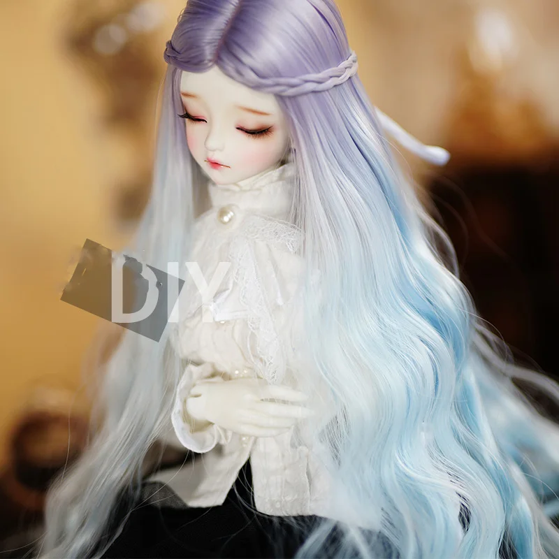 1/6 1/4 1/3 scale BJD doll wig ancient costume Gradient long curly hair Vintage Wigs for BJD/SD doll accessories C0353