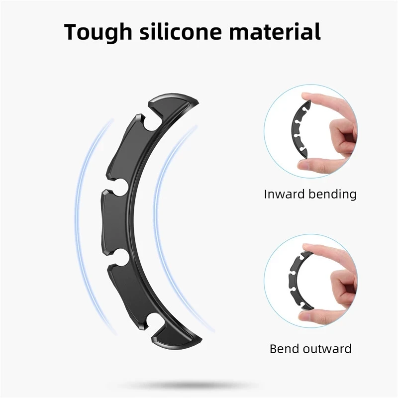 Cable Organizer Silicone Winder Flexible Wire Management Clips Cable Holder for Mouse Headphone Magnetic Charging Cable Plug Box
