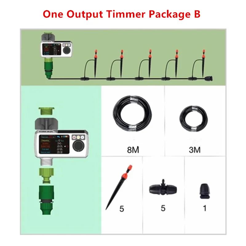 Solar Garden Watering Timer Automatic Electronic Watering Timer Digital Irrigation Controller System Water Timing Irrigation