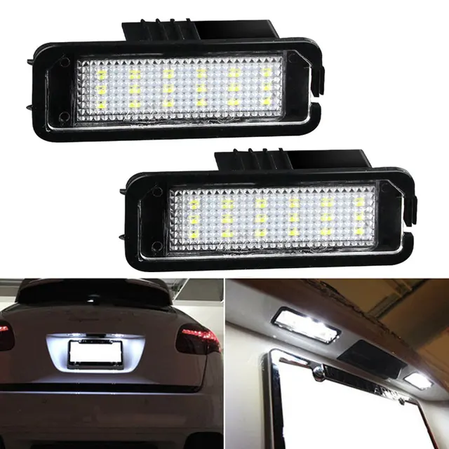 Canbus LED Oświetlenie tablicy rejestracyjnej do Cayenne 958 92A 9Y0 911 997 991 992 Macan 95B Boxster Cayman 987 981