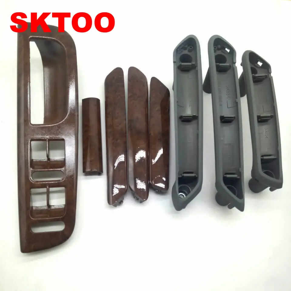 

SKTOO 8pcs for VW passat B5 door handle interior handle armrest Handle for cherry wood free ship