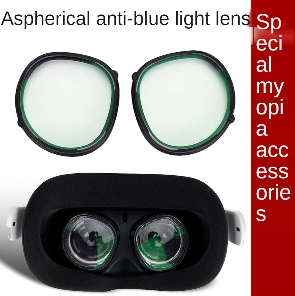 Inserções de lentes vr, lentes de prescrição para oculus quest 2, oculus quest, pele