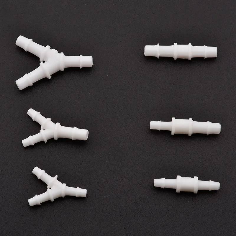 15pcs Eco Solvent Y Shape Ink Tube UV Connector For Large Format Y Ink Tube White Connector Printer Machine