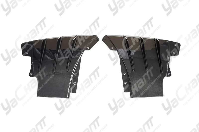 Car-Styling Dry Carbon Fiber Plain Weave Rear Diffuser Fit For 1999-2005 F360 Modena Spider Rear Bumper Underboard