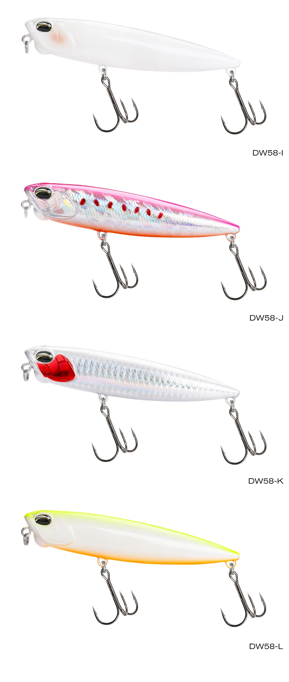 TSURINOYA Topwater Schwimm Wobbler 110mm 20,5g DW58 Bass Locken Stickbait Snakehead Professionelle Künstliche Harten Köder – Detail 16