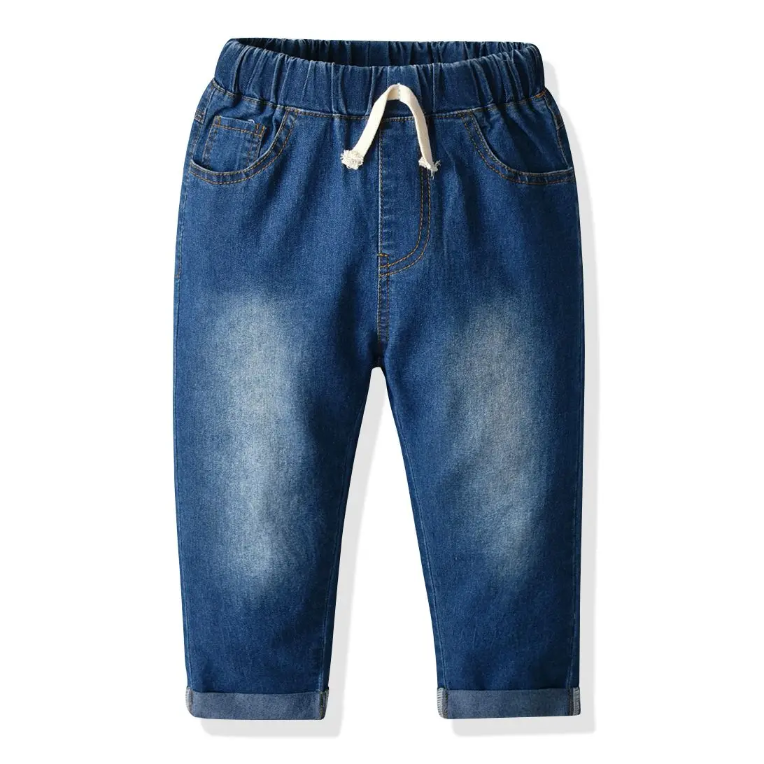 

Boys Cotton Jeans Pants for 2-6 Years Old Kids Children Spring Autumn Thinner Denim Causal Trousers Children Clothing