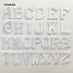 English Alphabet Letter Embroidered Iron On Patch For Clothing Badge Paste For Clothes Bag Pant DIY