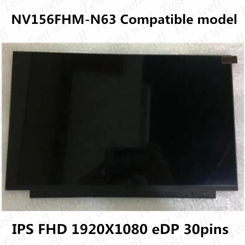 Original Perfect screen replacement NV156FHM-N63 V8.0 NV156FHM-N4H B156HAN09.1 15.6