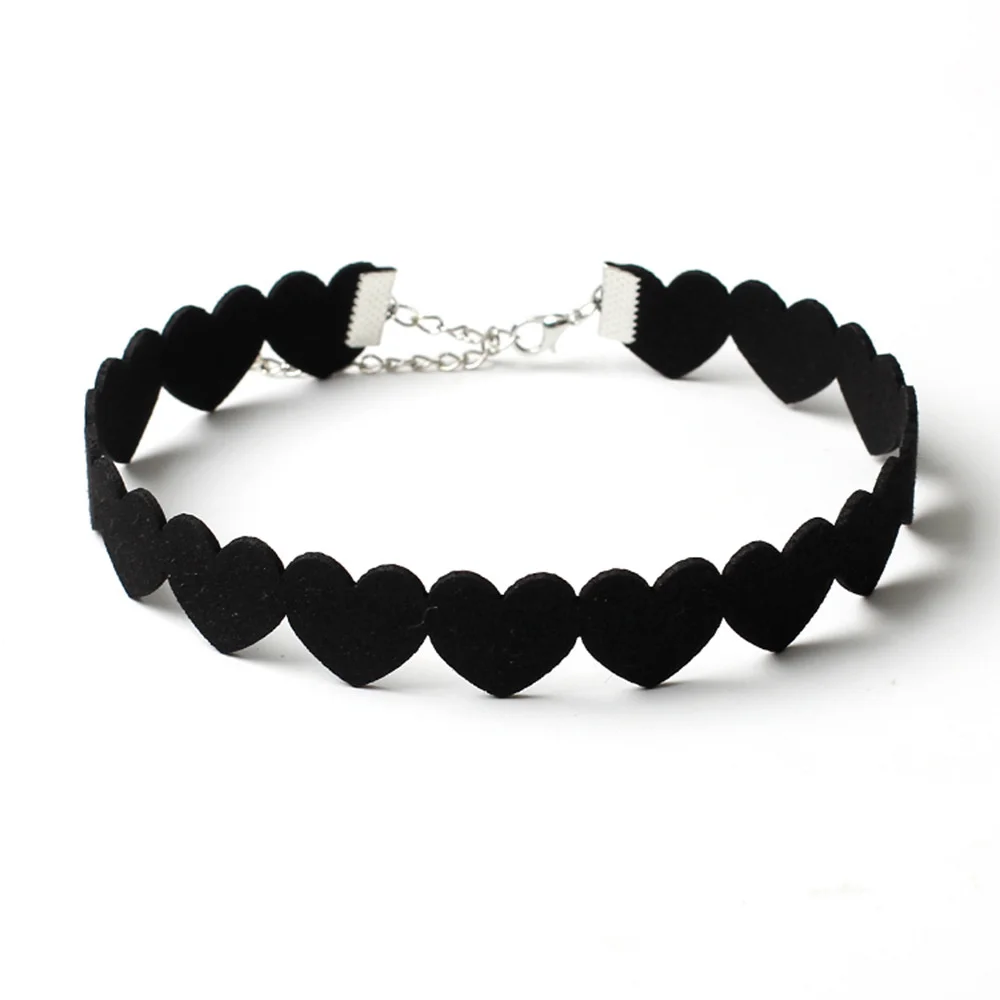 Schwarze Spitze Tattoo Halsband Vintage Samt Hohl Liebe Kreative Halskette Damen Schmuck Ausschnitt Dekoration Party Versorgung für Mädchen – Detail 7