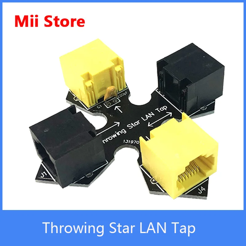 

Throwing Star LAN Tap Network Packet Capture Mod 100% Original Replica Monitoring Ethernet Communication Passive Ethernet