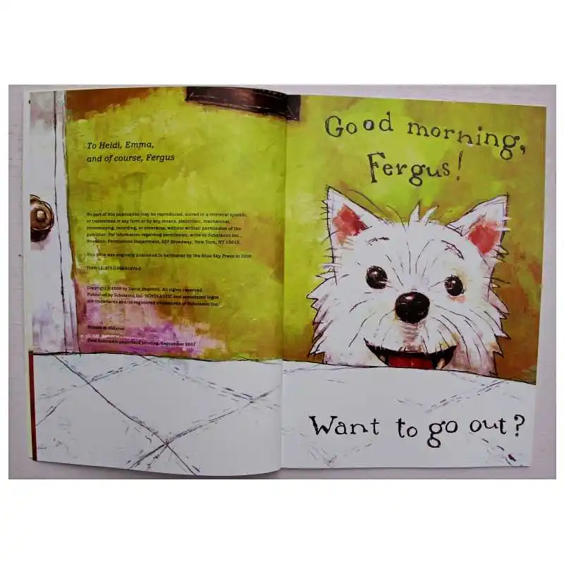 Good Boy, Fergus! By David Shannon Educational English Picture Book Learning Card Story Book For Baby Kids Children Gifts