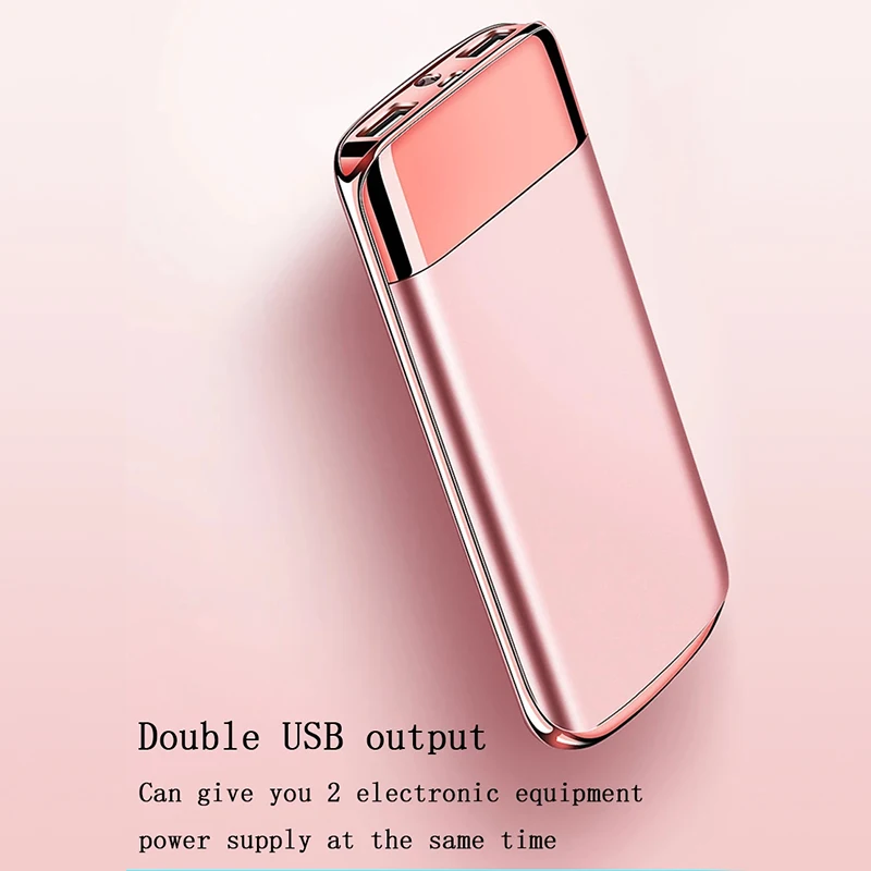 Chargeur de téléphone Portable 10000mAh, Power Bank, grande capacité, voyage en plein air, affichage numérique LCD, éclairage LED, powerbank pour XiaoMi