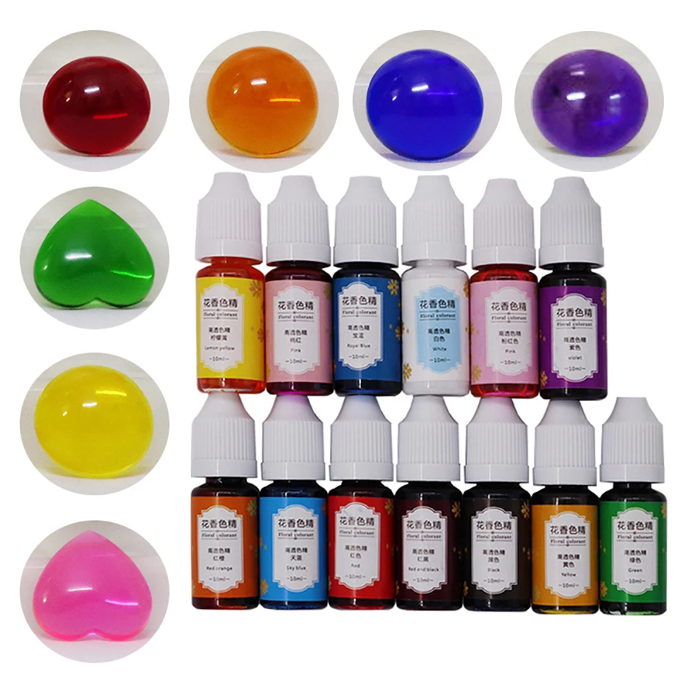 13 Color Epoxy Resin Pigment DIY Epoxy Color Pigment Flower Favor High Concentration Resin Craft Colorant Dye Ink Jewelry Making