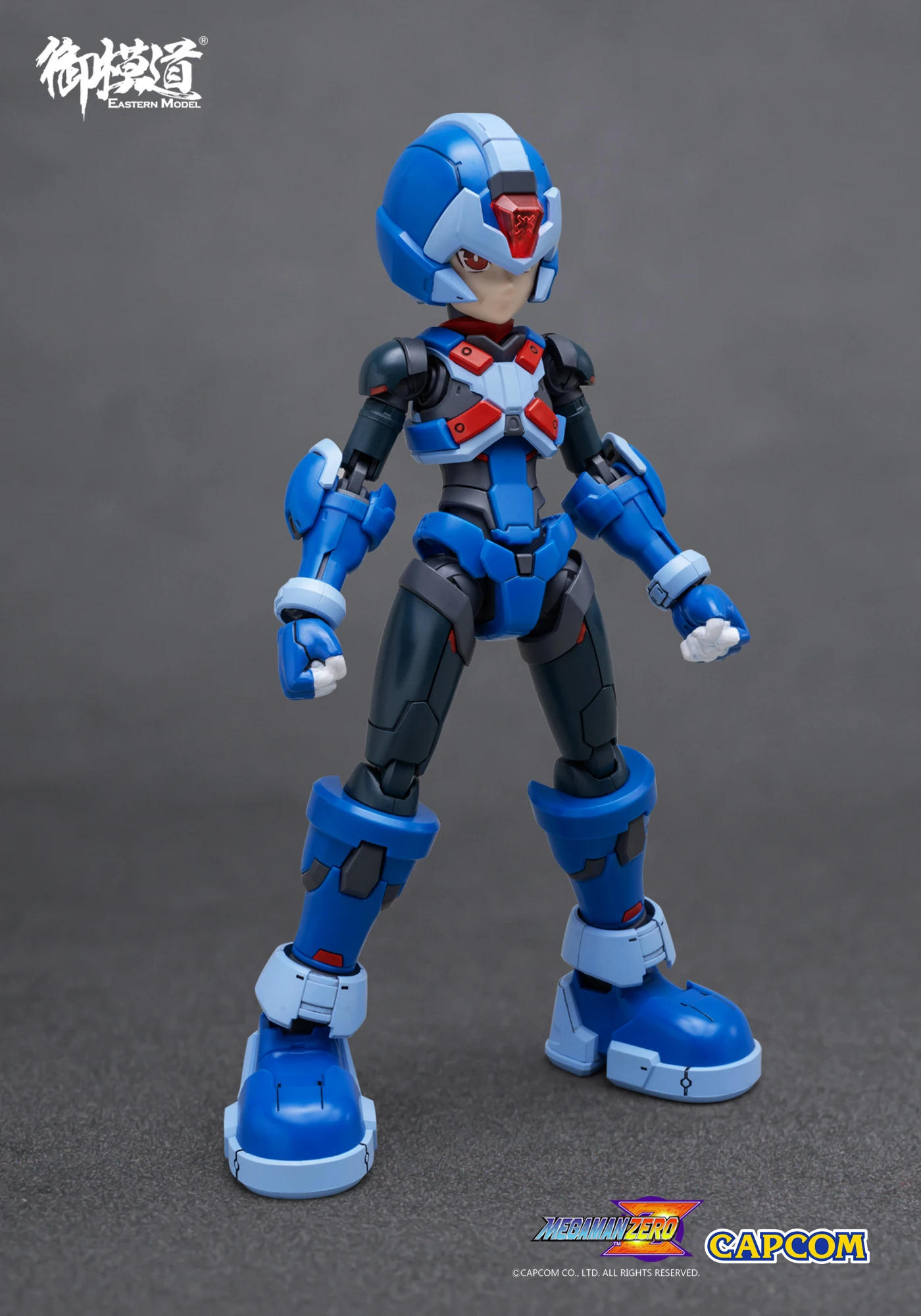 E-Model GBA GAME Anime Figures Model Kit Mega Men Megamen COPY-X Rockman Zero Assembly Action Figure Toy Robot Gift